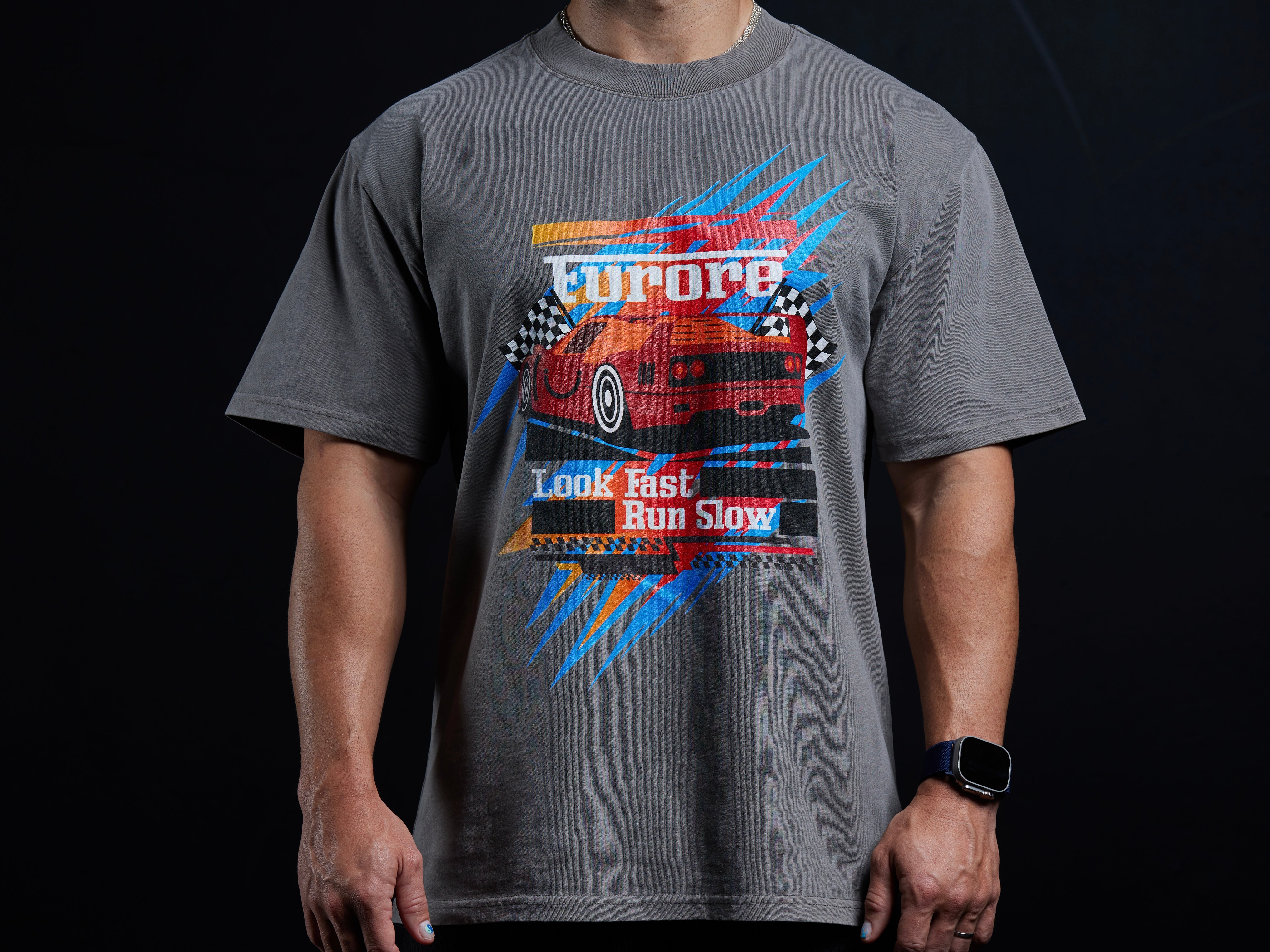 Look Fast. Run Slow. T Shirt OUR FURORE PTY LTD