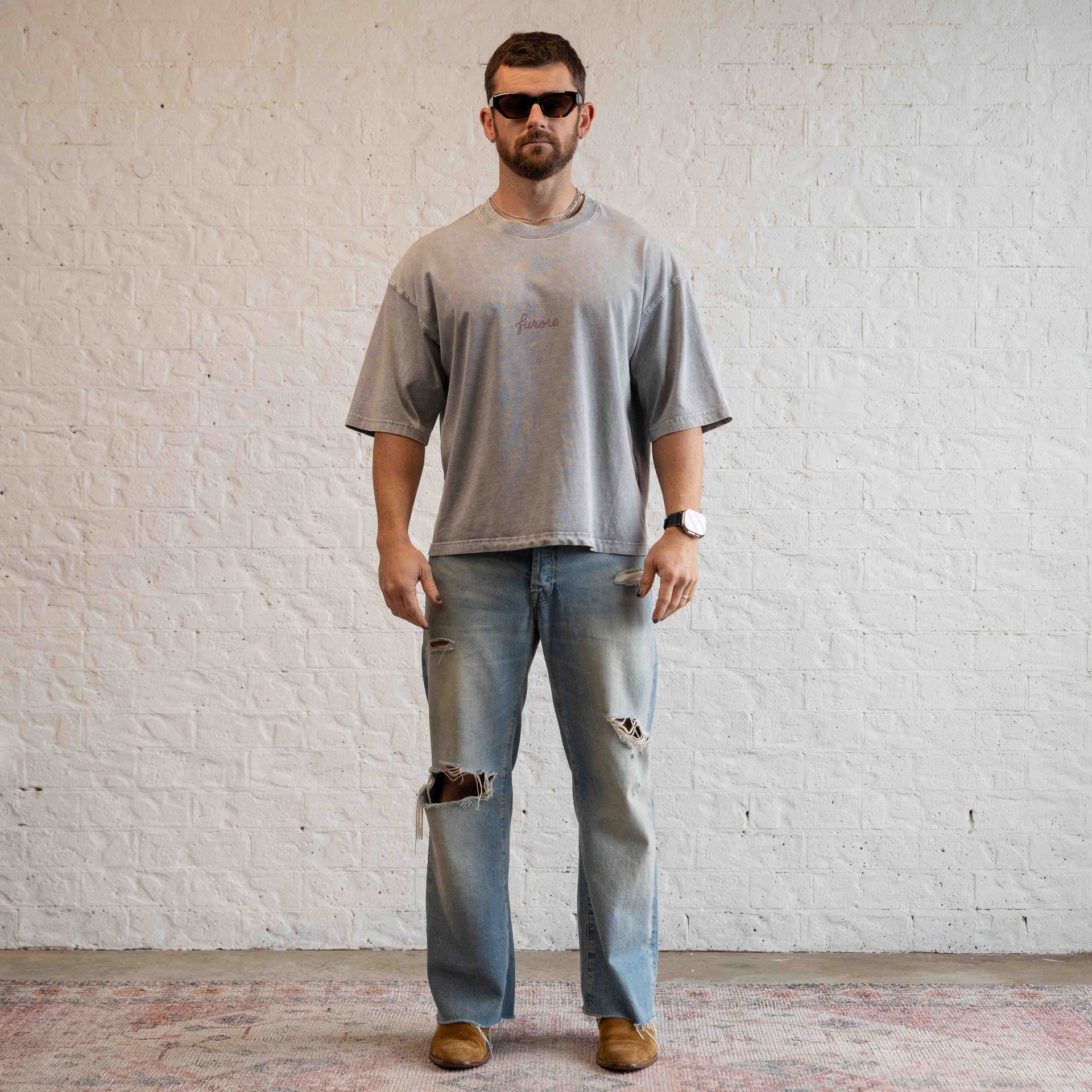 Spur Tee Grey