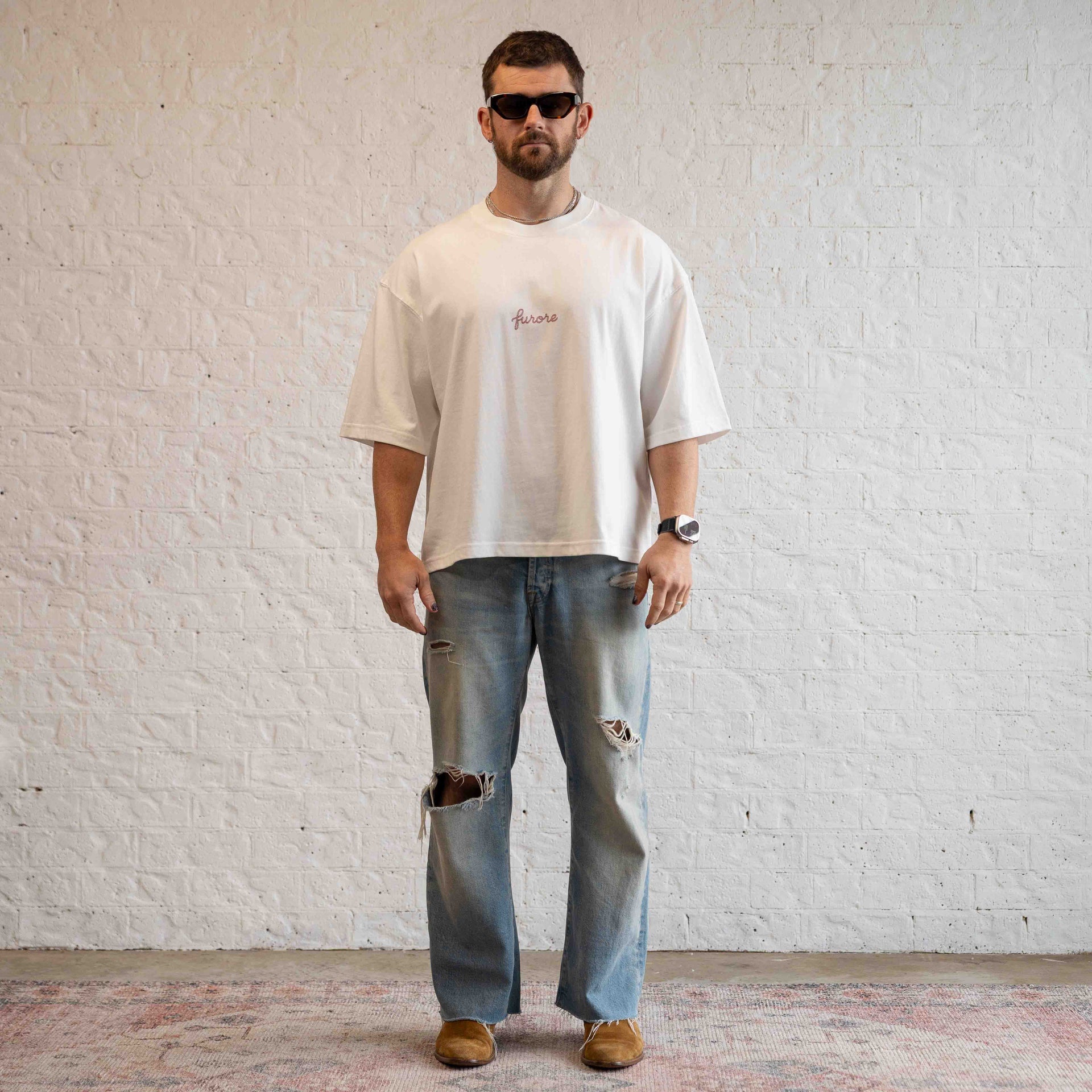 Spur Tee White