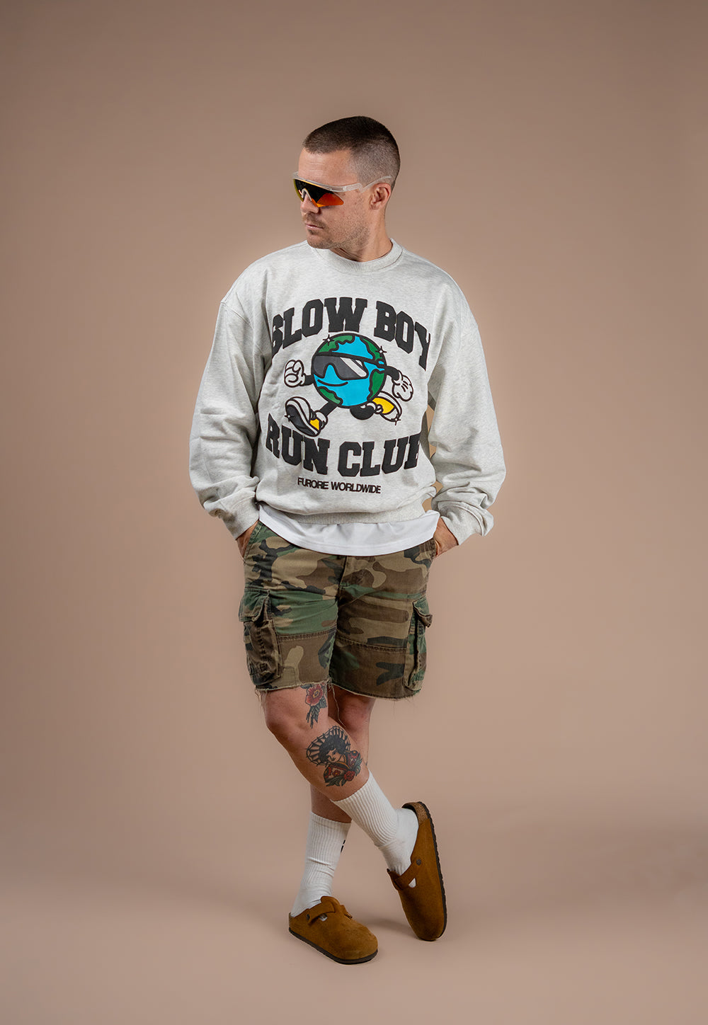 Slow Boy Run Club: Worldwide Sweatshirt