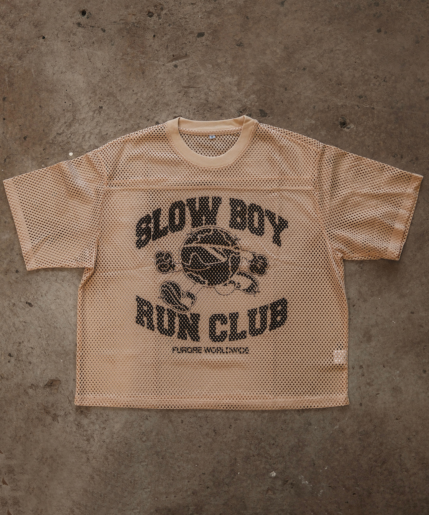 SBRC MESH TEE: CAMEL (pre-order)