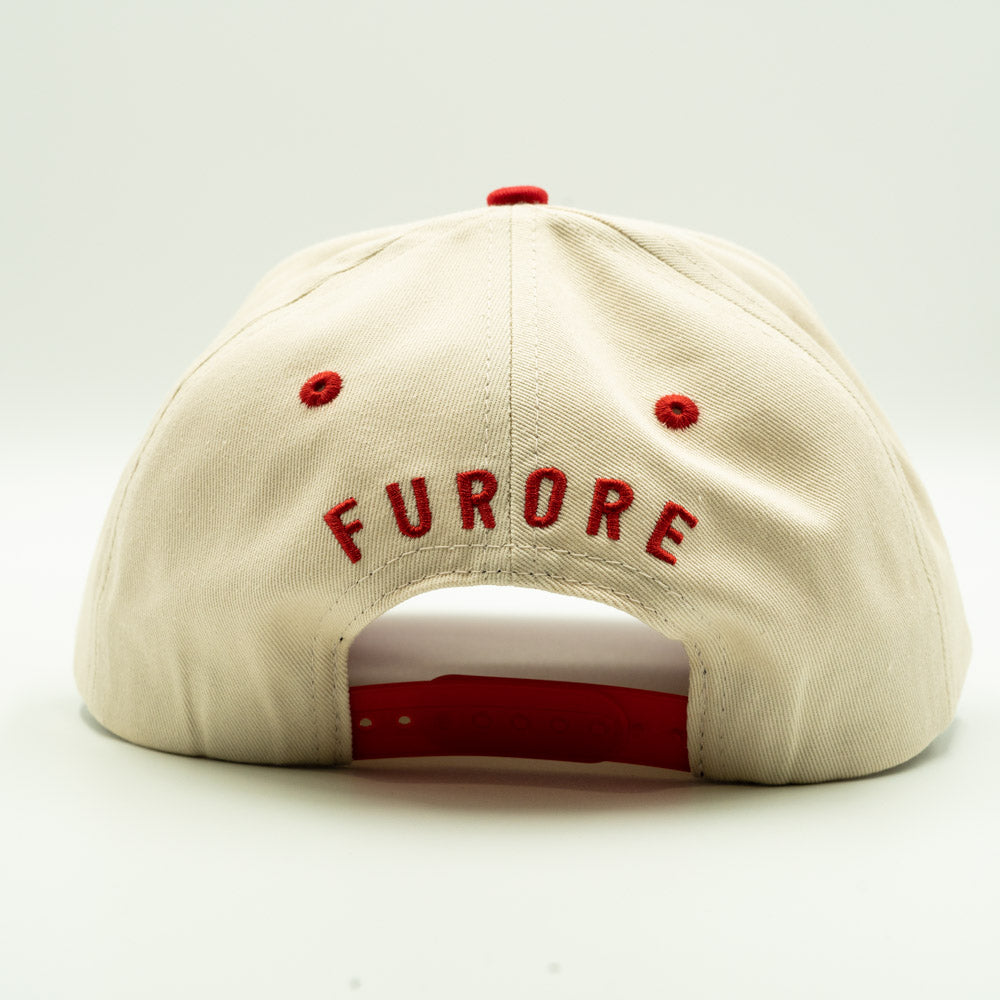 Two Tone Cap red/natural